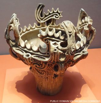 Jomon pottery unearthed in Niigata Prefecture.