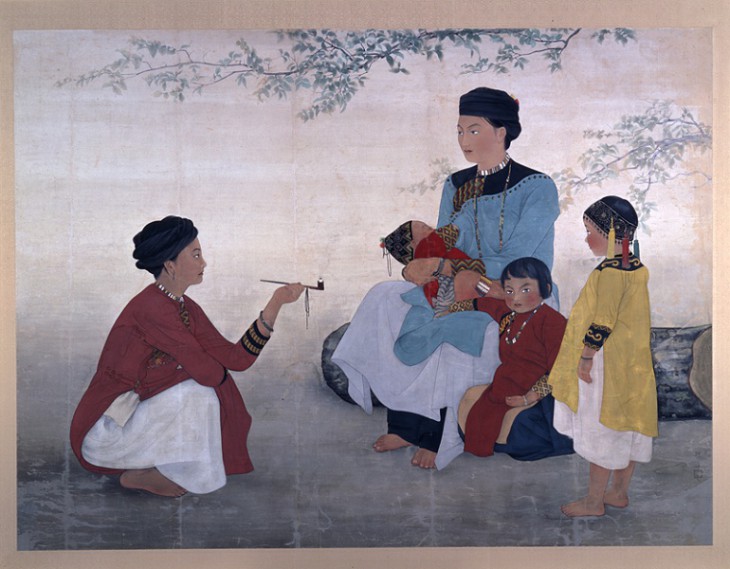 “The Women of Shantimen Area” by Chen Chin (1936), Fukuoka Asian Art Museum ALL ILLUSTRATIONS: COURTESY OF FUKUOKA ASIAN ART MUSEUM